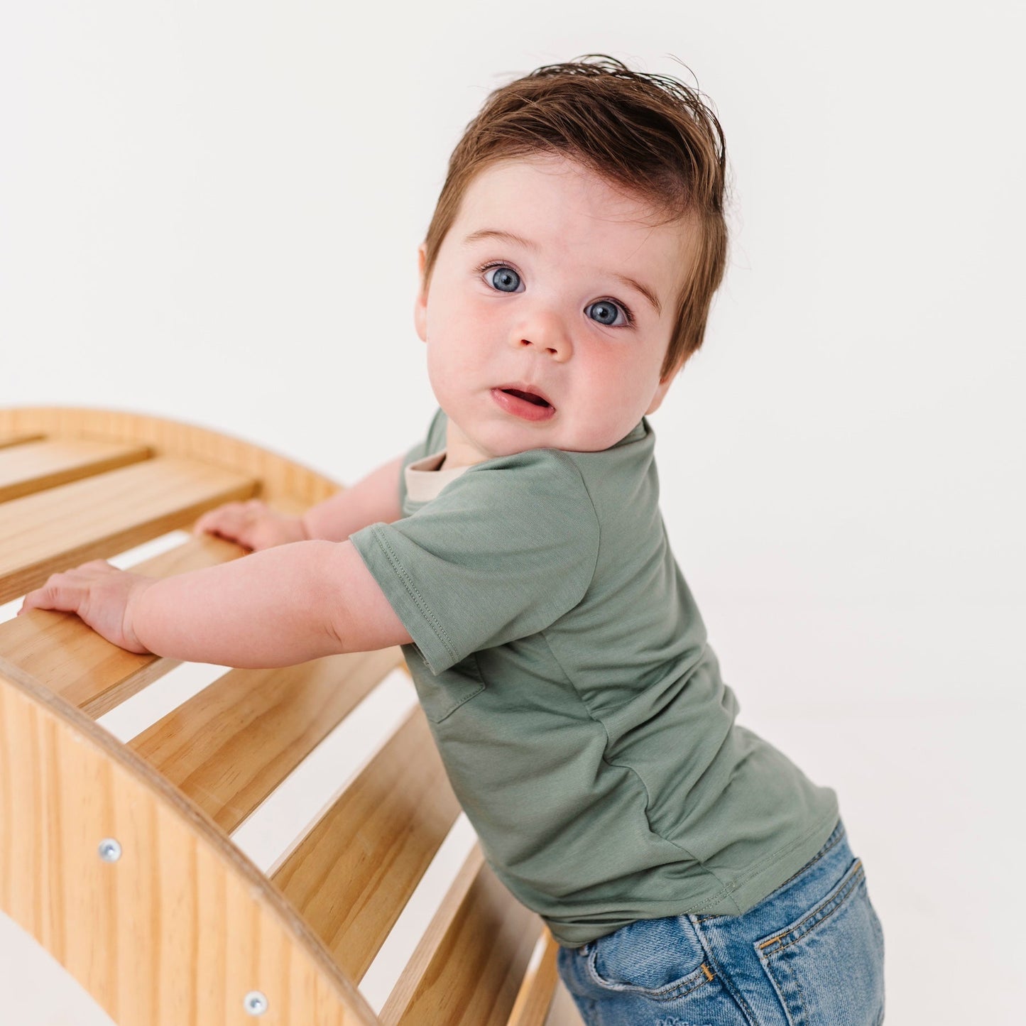 Ringer Pocket Tee Onesie