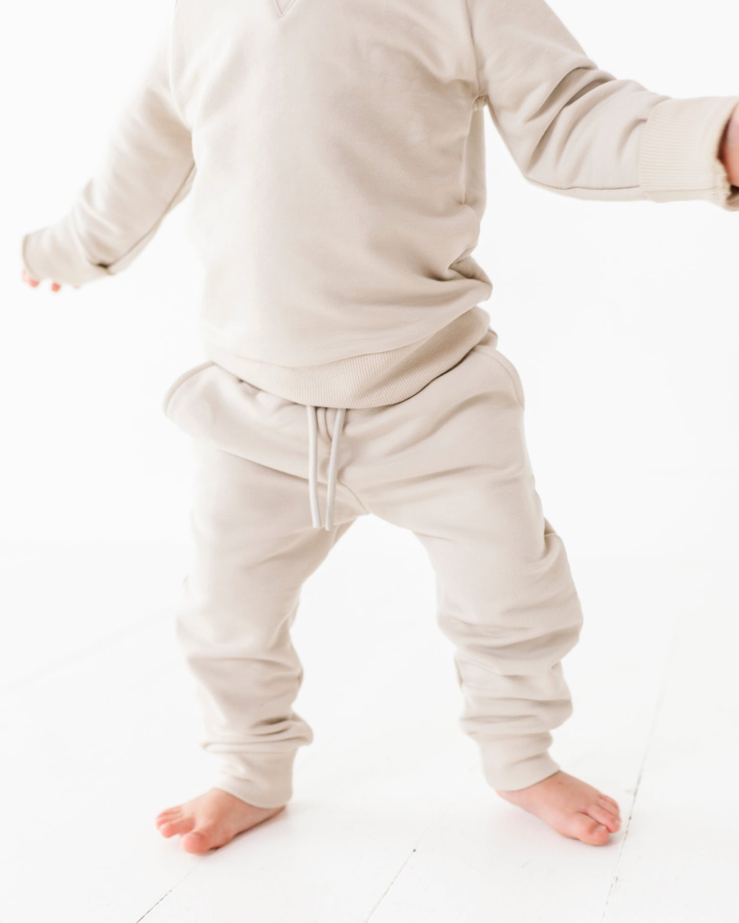 Sweatshirt Onesie + Sweatpant Set