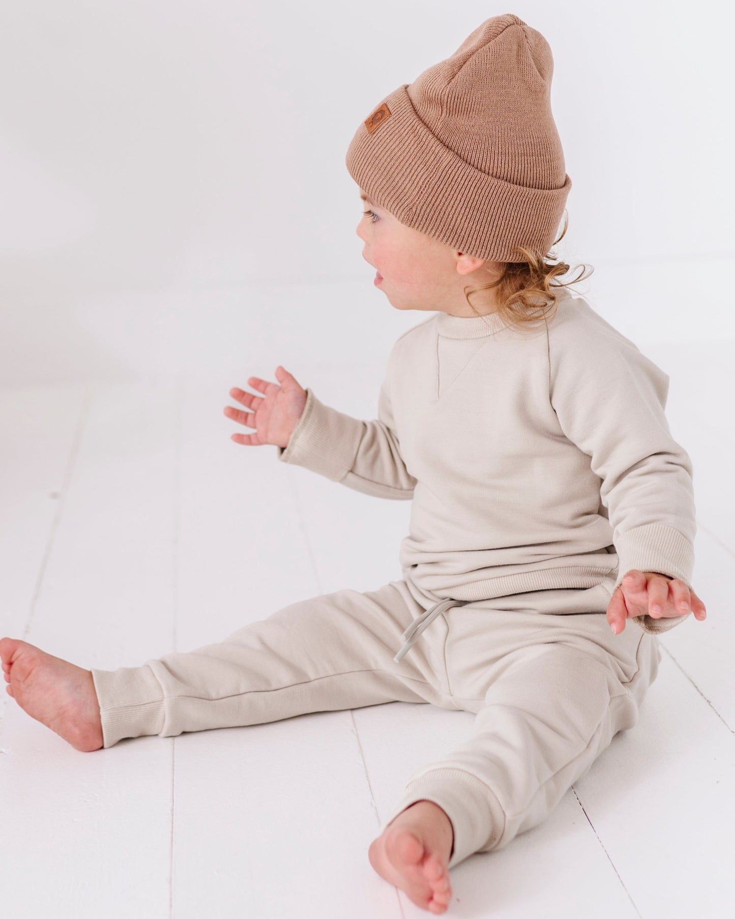 Sweatshirt Onesie + Sweatpant Set