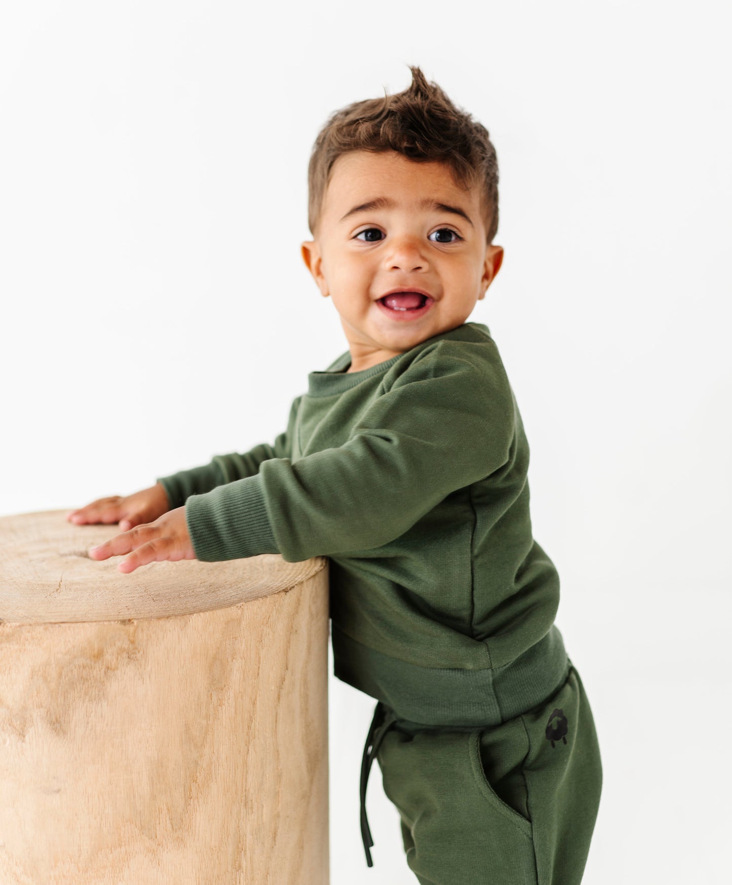 Sweatshirt Onesie + Sweatpant Set