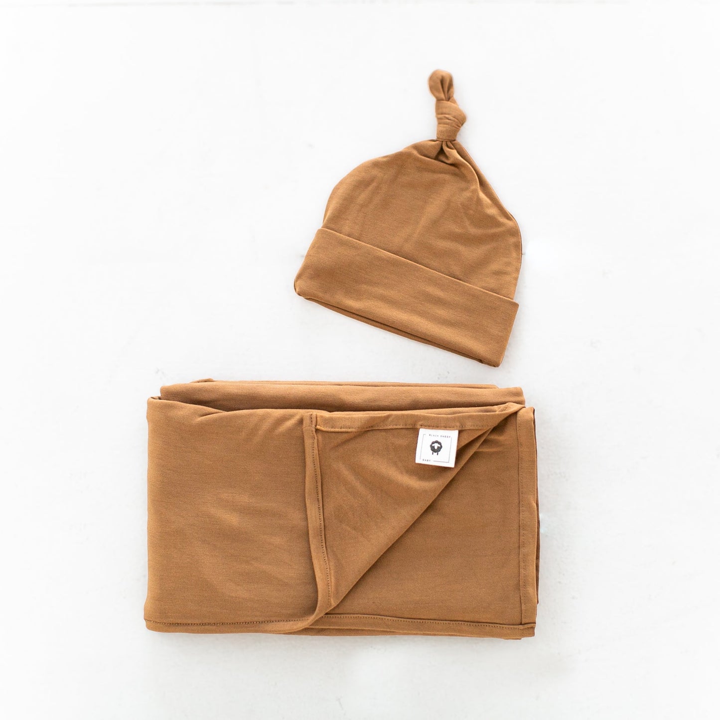 Bamboo Swaddle & Knotted Hat