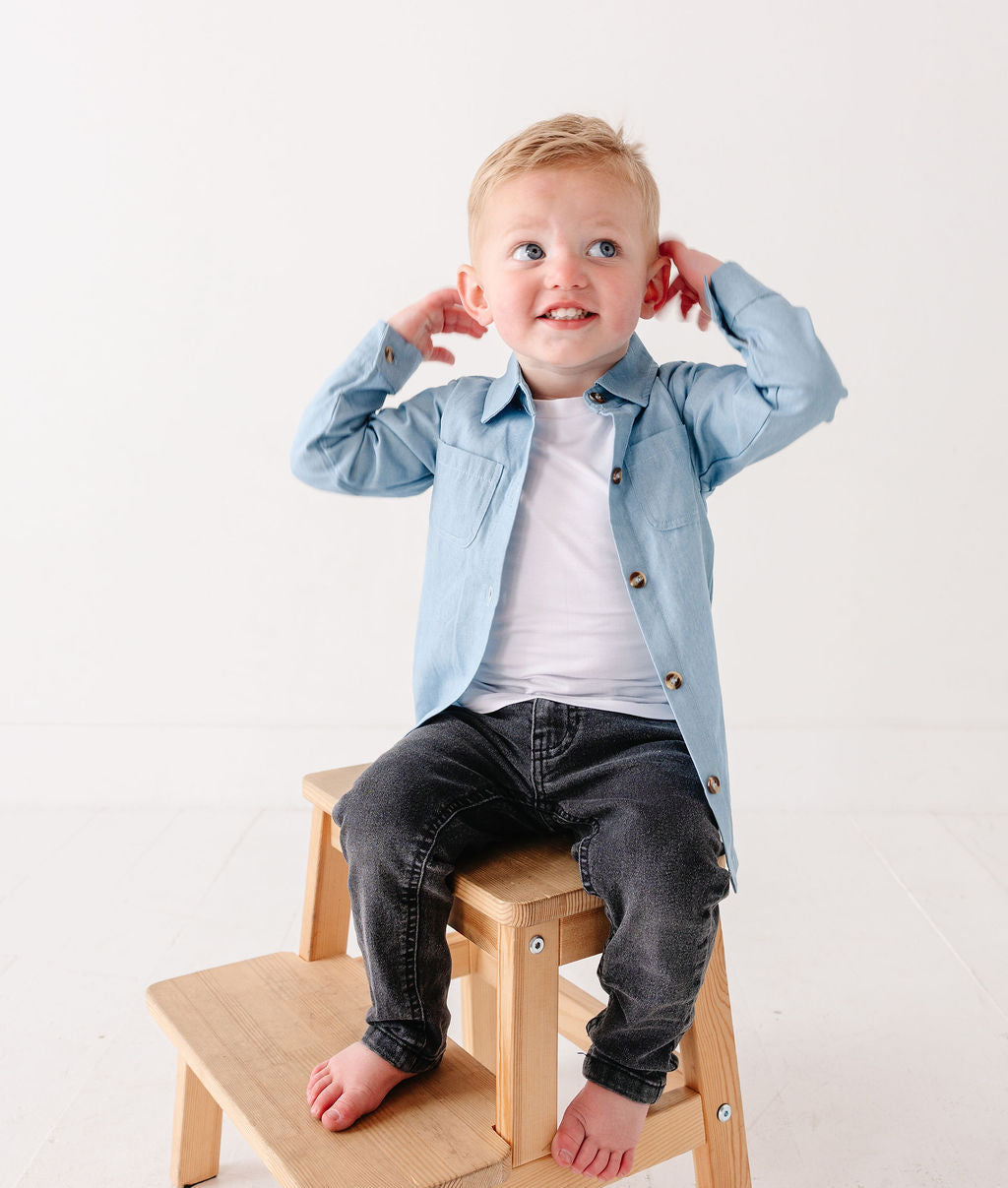 Overshirt Onesie Tee