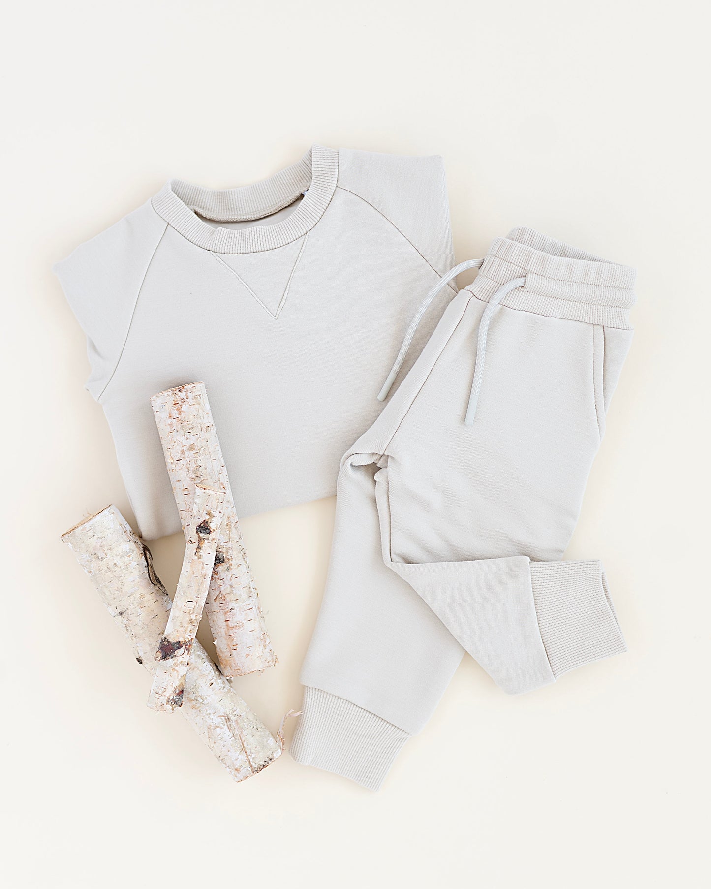 Sweatshirt Onesie + Sweatpant Set