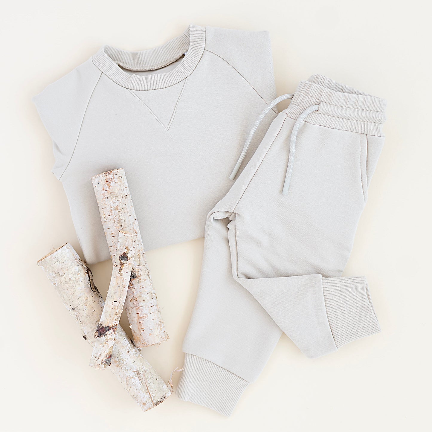 Sweatshirt Onesie + Sweatpant Set