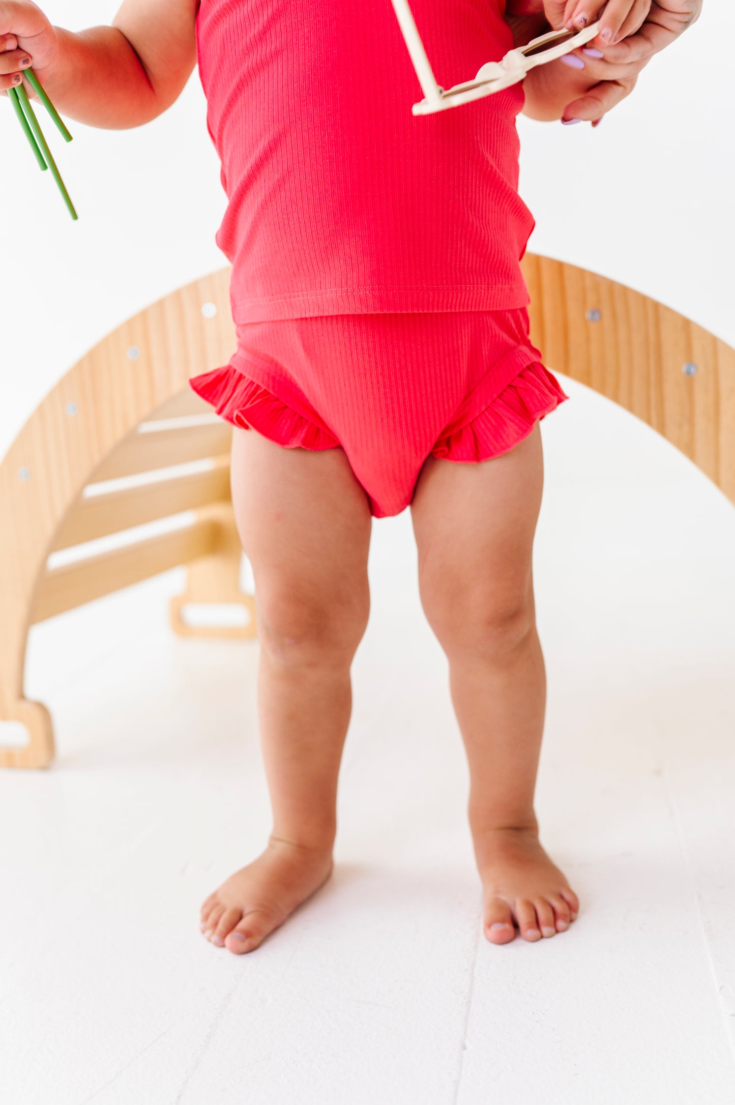 Hot Pink Flutter Sleeve Setie