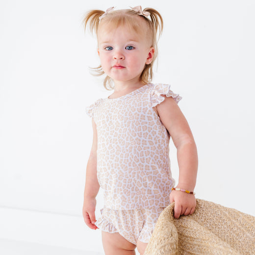 Cheetah Flutter Sleeve Setie