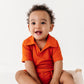 Ribbed Polo Onesie