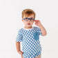 Checkered Pocket Tee Onesie