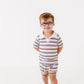 Ribbed Polo Onesie