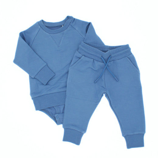 Sweatshirt Onesie + Sweatpant Set