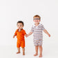 Ribbed Polo Onesie