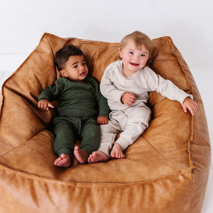 Sweatshirt Onesie + Sweatpant Set