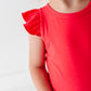 Hot Pink Flutter Sleeve Setie