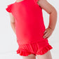 Hot Pink Flutter Sleeve Setie