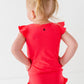 Hot Pink Flutter Sleeve Setie