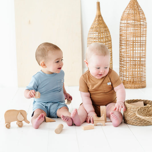 Pocket Tee Onesie & Shorts Set