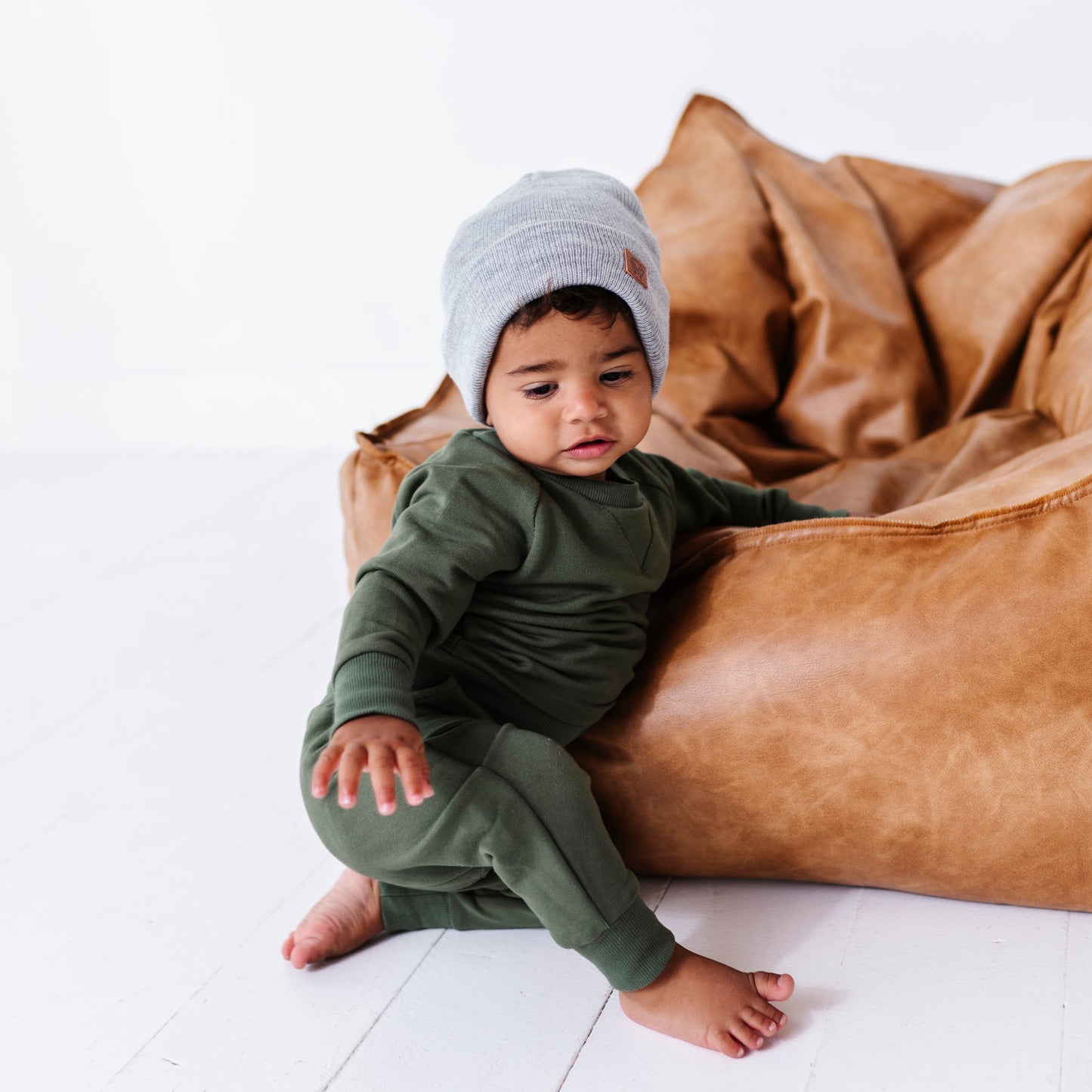 Sweatshirt Onesie + Sweatpant Set