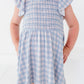 Blue Gingham Scrunch Dressie
