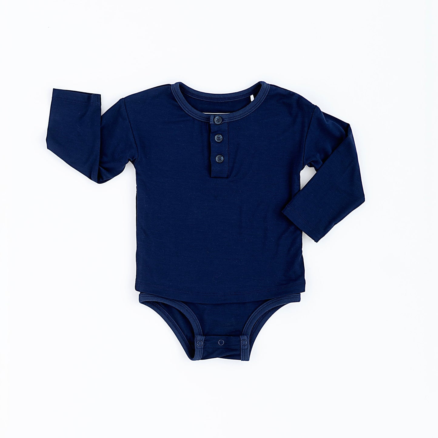 Long Sleeve Henley Onesie