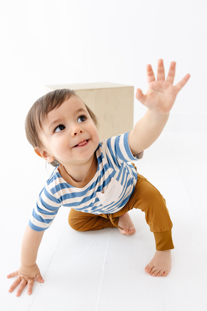 Baby in a calm nursery