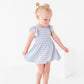 Blue Gingham Scrunch Dressie