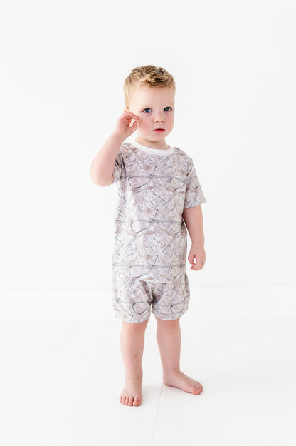 White Oak Camo Onesie Tee & Short Set