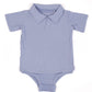 Ribbed Polo Onesie