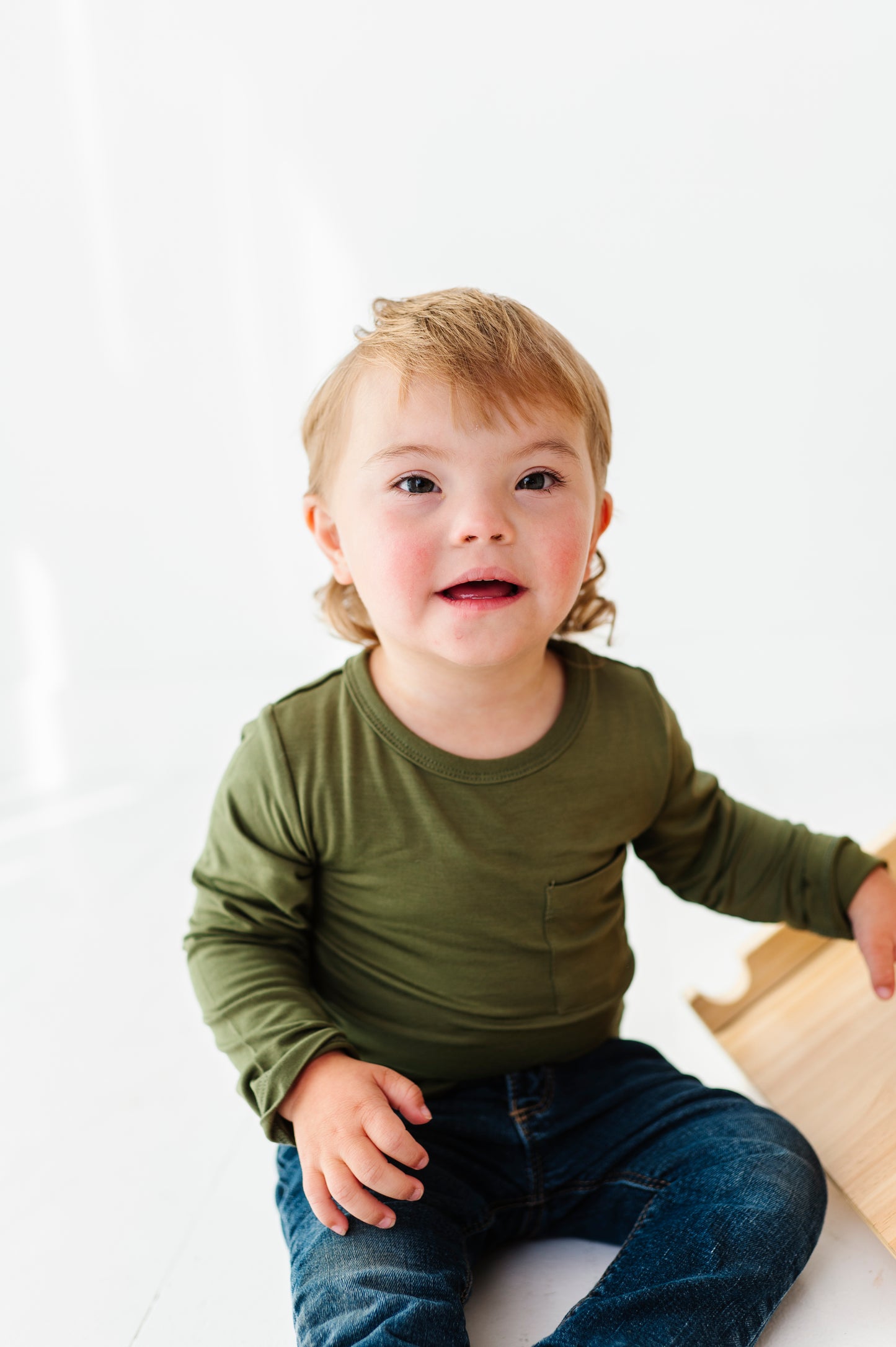 Long Sleeve Pocket Onesie