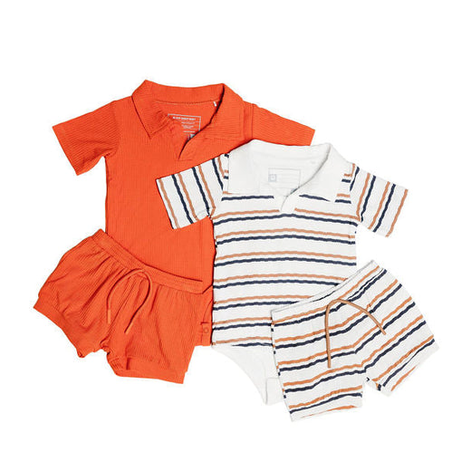 Polo Onesie + Shorts Set