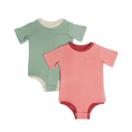 Ringer Pocket Tee Onesie