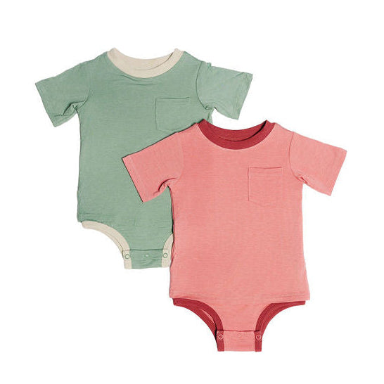 Ringer Pocket Onesie Tee