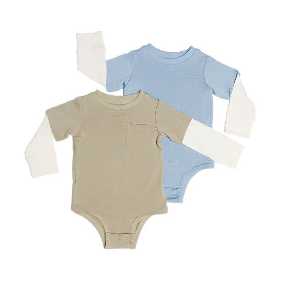 Layered Long Sleeve Onesie Tee