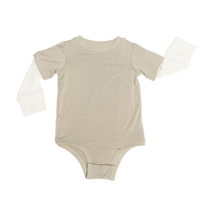 Layered Long Sleeve Onesie Tee