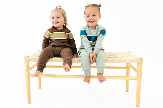 Rugby Sweatshirt Onesie + Sweatpant Set