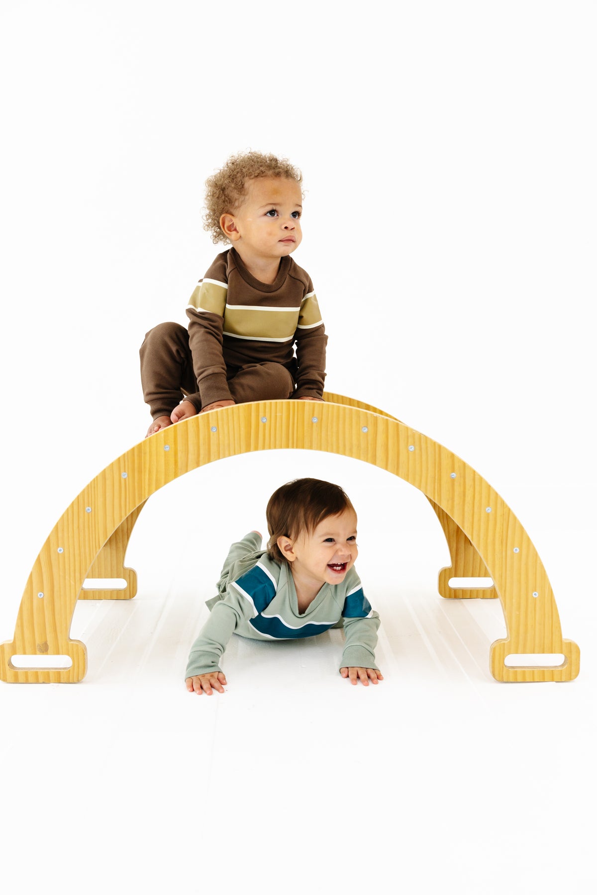 Rugby Sweatshirt Onesie + Sweatpant Set