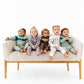 Rugby Sweatshirt Onesie + Sweatpant Set