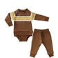 Rugby Sweatshirt Onesie + Sweatpant Set