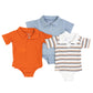 Ribbed Polo Onesie