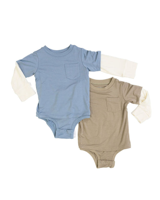 Layered Long Sleeve Onesie Tee