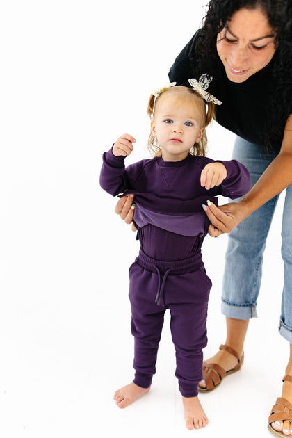 Sweatshirt Onesie + Pant Set
