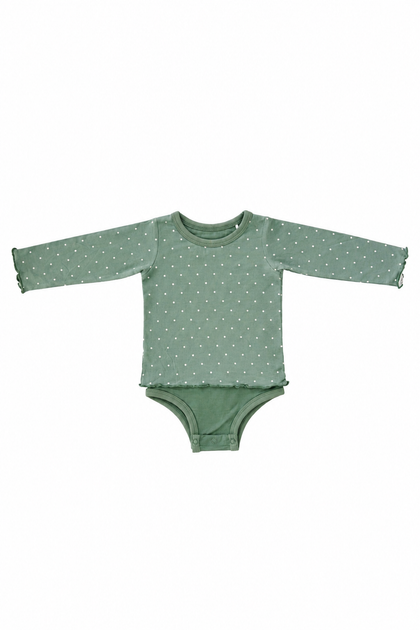 Scalloped Sleeve Onesie Tee
