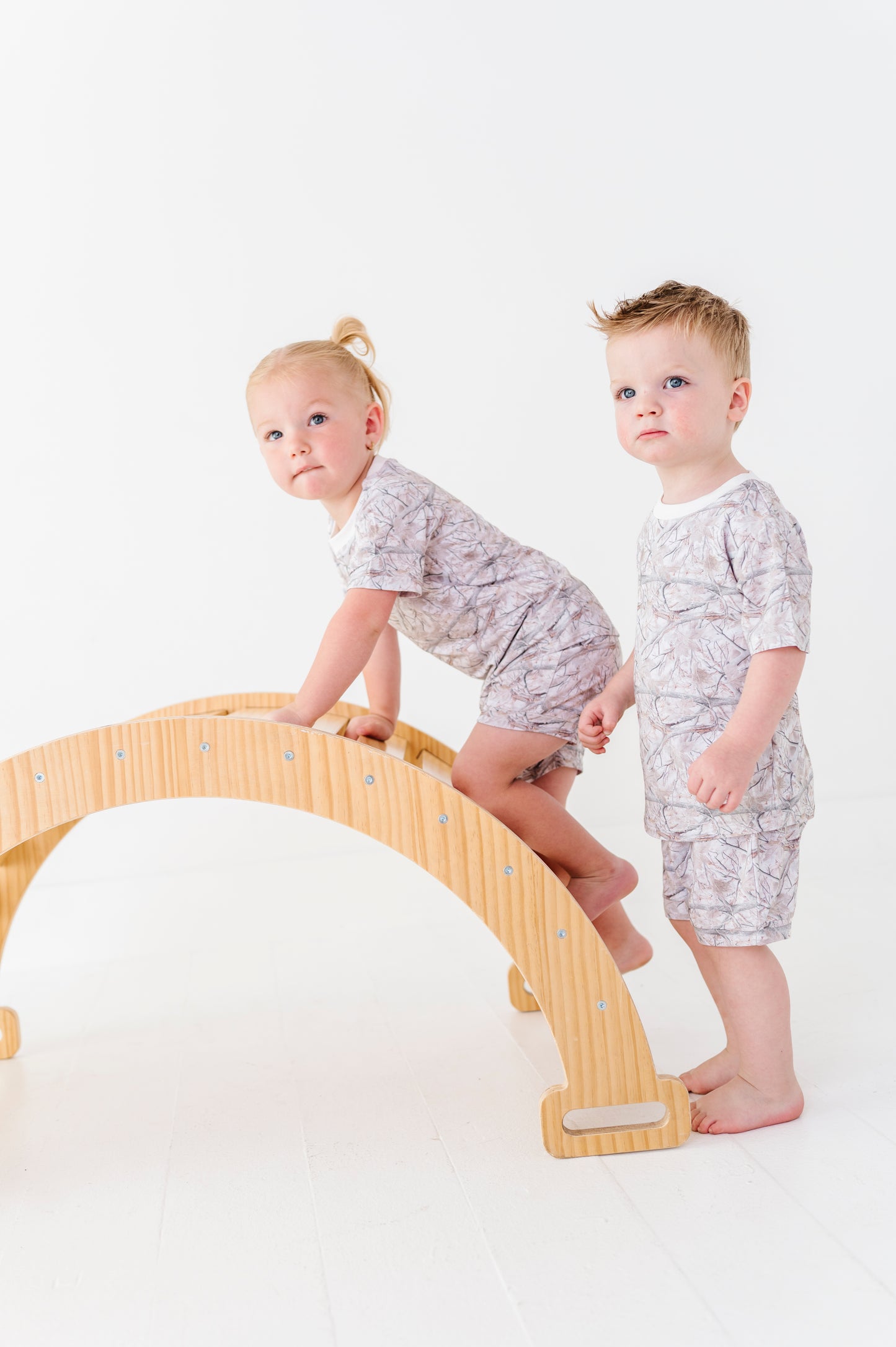 White Oak Camo Onesie Tee & Short Set