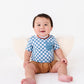 Checkered Pocket Tee Onesie