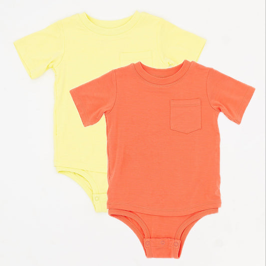 Neon Pocket Tee Onesie