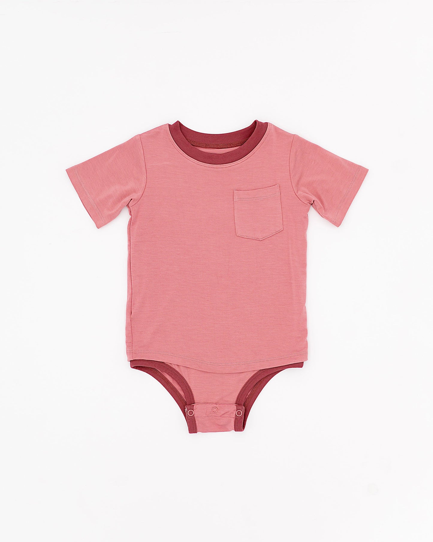 Ringer Pocket Tee Onesie