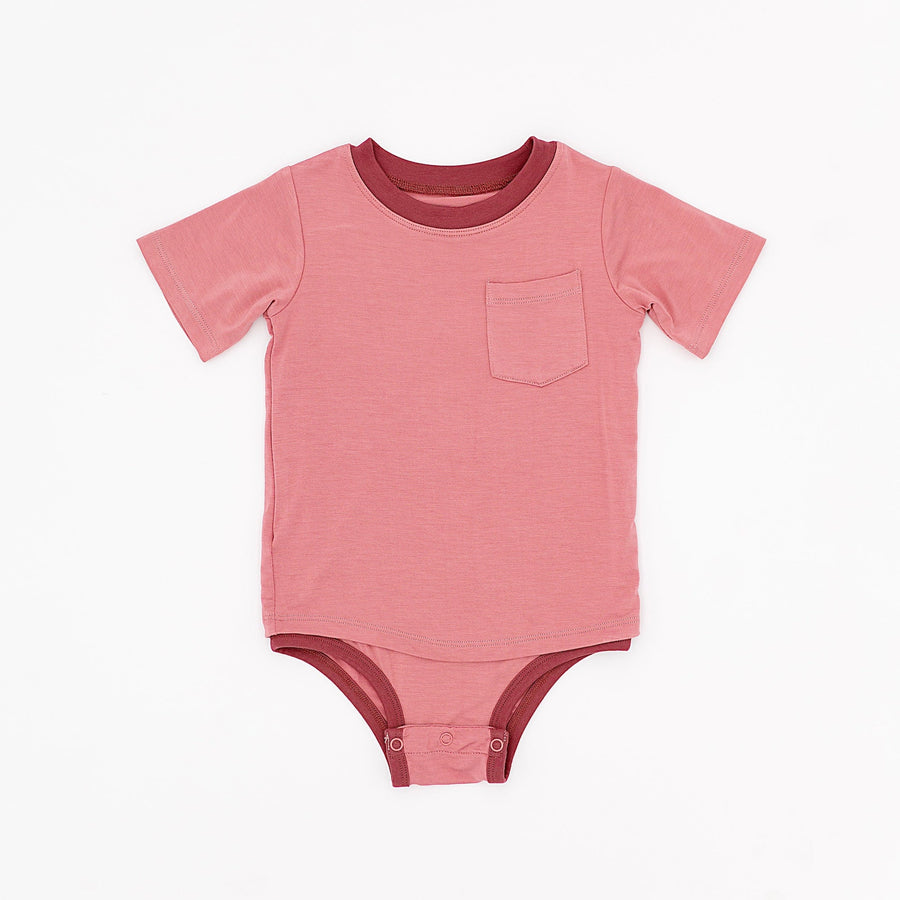 Ringer Pocket Tee Onesie